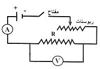 شرح الفصل الاول التيار الكهربي مادة الفيزياء الجزء الأول - التيار الكهربي