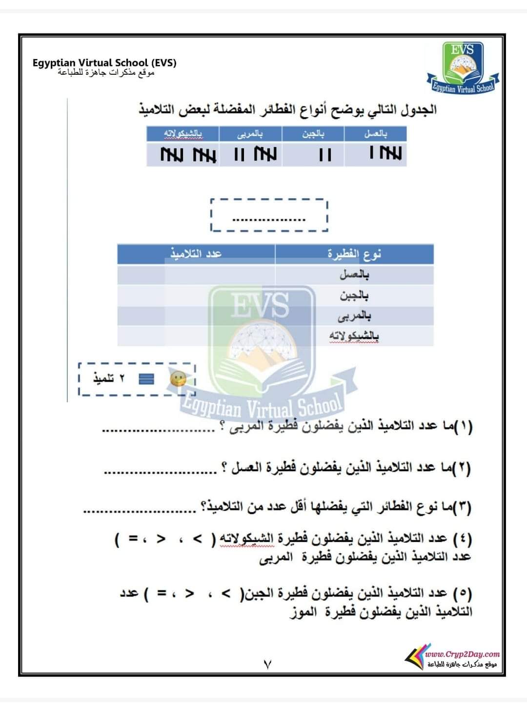 مذكرة تدريبات رياضيات تالتة ابتدائي ترم اول - الرياضيات