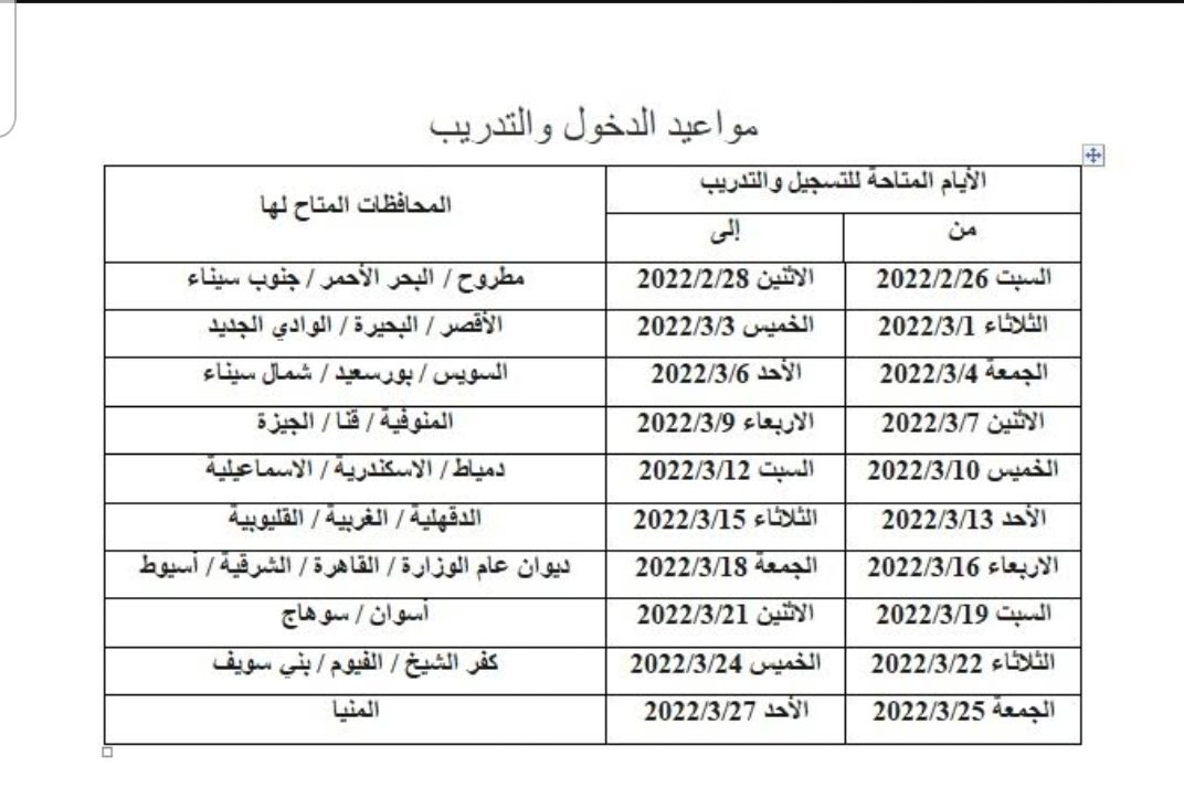 مواعيد تسجيل وتدريب المُعلمين المرشحين للترقى 2022 - ٢٠٢٢