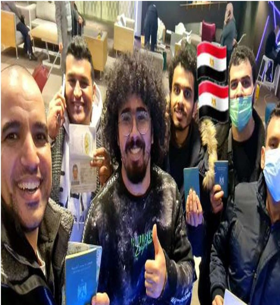 الطلاب العائدين من اوكرانيا