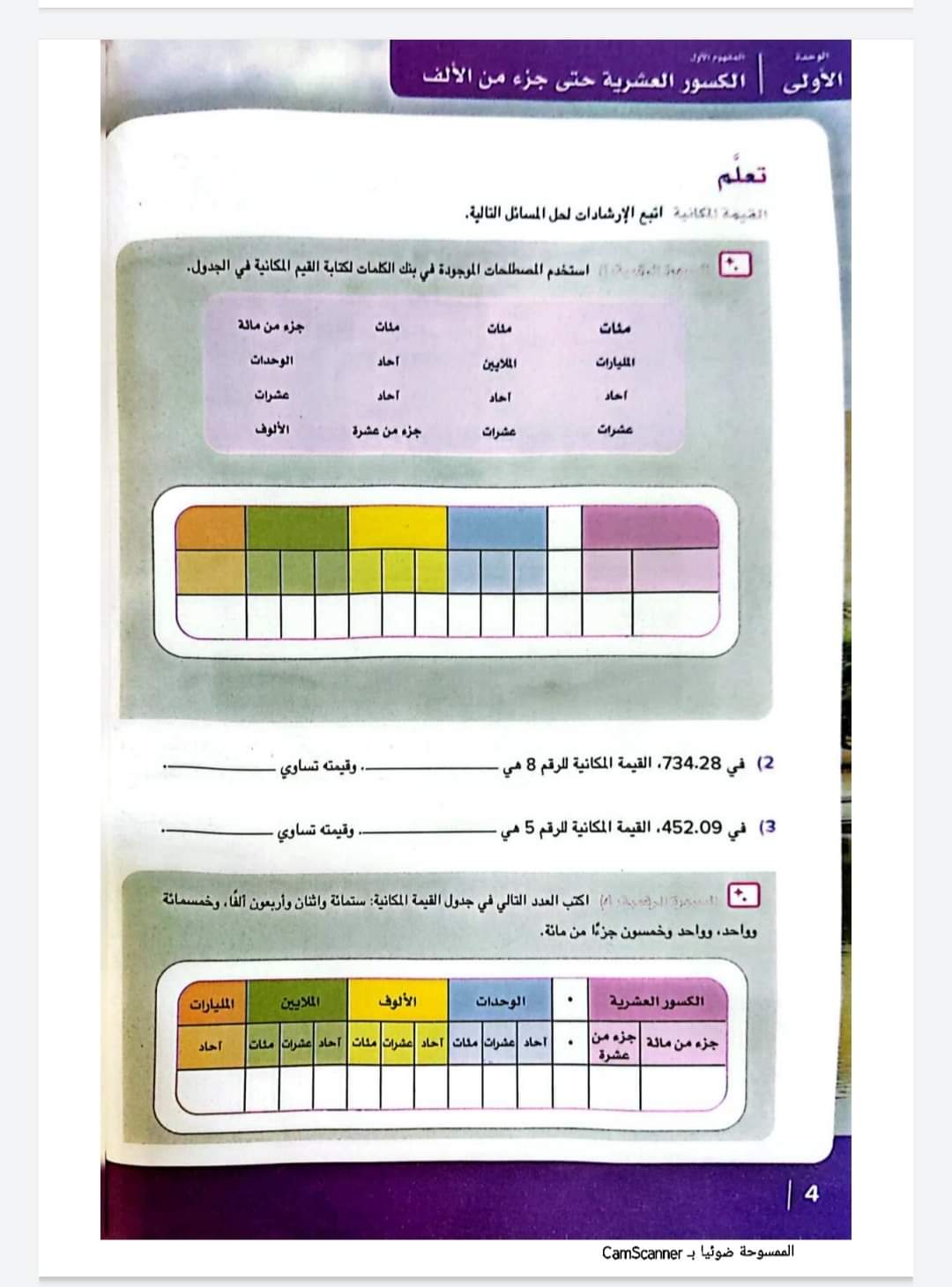 تحميل كتاب الوزارة رياضيات خامسة ابتدائي 2023 - تحميل كتب خامسة ابتدائي