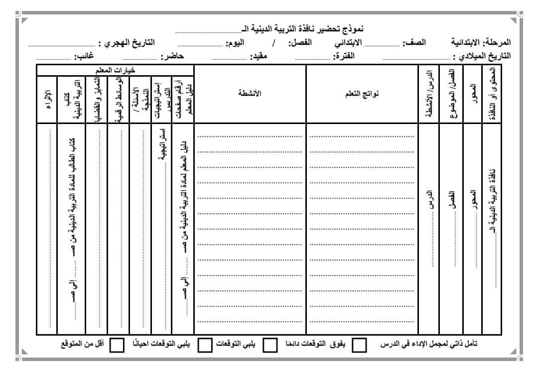 تحضير دروس الصف الخامس الابتدائي كل المواد 2023 بالطريقة العرضية - اخبار التعليم