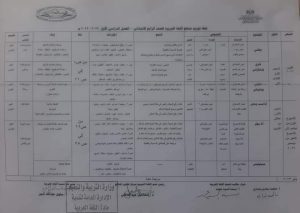 توزيع منهج مادة اللغة العربية للمرحلة الإبتدائية 2022 - 2023 - توزيع منهج اللغة العربية