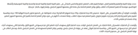 تقييم طلاب الصفين الرابع والخامس الابتدائى فى مقرر التربية الفنية والتربية البدنية والصحية والتربية الموسيقية وأنشطة التوكاتسو، وَفْقَ نواتج التعلم الخاصة بكل مادة بــ(اجتاز- لم يجتز) تقييم طلاب الصفين الرابع والخامس الابتدائى فى مقرر التربية الفنية والتربية البدنية والصحية والتربية الموسيقية وأنشطة التوكاتسو، وَفْقَ نواتج التعلم الخاصة بكل مادة بــ(اجتاز- لم يجتز) - تقييم التربية الفنية