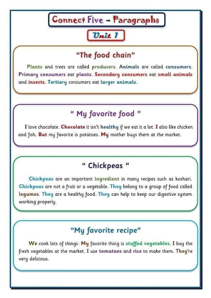 تحميل براجرافات كونكت 5 الصف الخامس الابتدائي الترم الاول 2023 - براجرافات خامسة ابتدائي