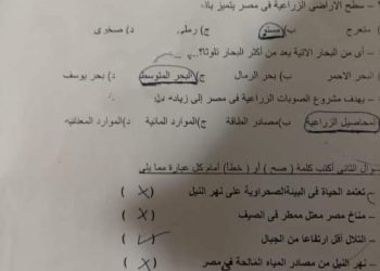 تجميع امتحانات نوفمبر للصف الخامس الابتدائي في كل المواد 2023 - امتحانات نوفمبر