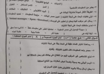 تجميع امتحانات نوفمبر الصف الرابع الابتدائي كل المواد 2023 - امتحانات نوفمبر