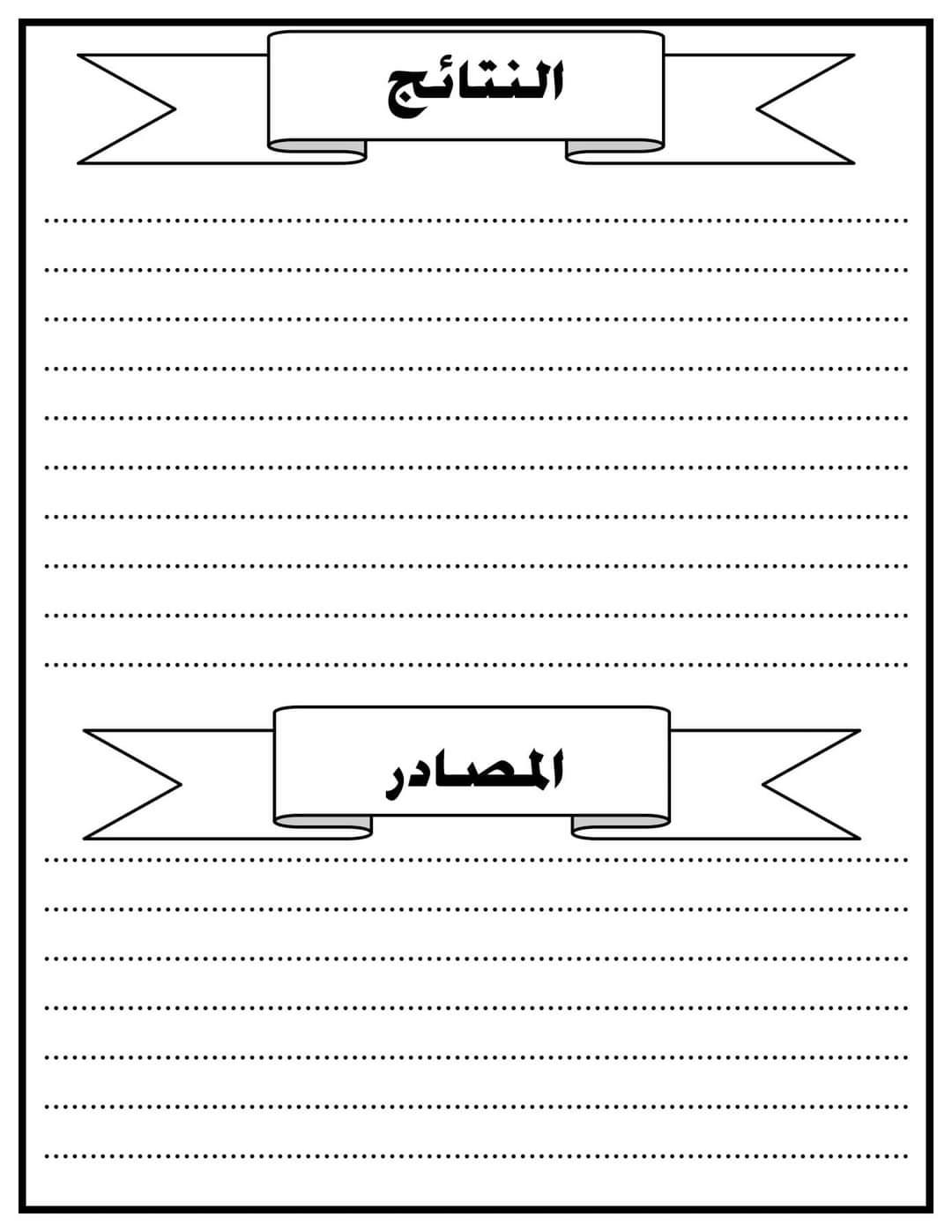 ترتيب ورق البحث المقبول من الصف السادس للثاني الثانوي و بحث عن المشروعات القومية - المشروعات البحثية