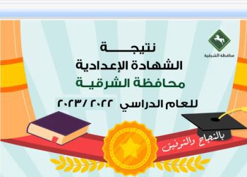 نتيجة الشهادة الاعدادية محافظة الشرقية