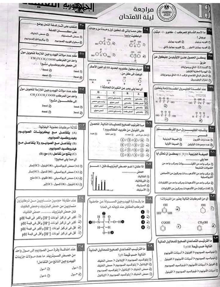 تحميل توقعات الجمهورية فى الكيمياء للصف الثالث الثانوى - منصة كتاتيب مصر - تحميل توقعات الجمهورية فى الكيمياء للصف الثالث الثانوى تحميل توقعات الجمهورية فى الكيمياء للصف الثالث الثانوى