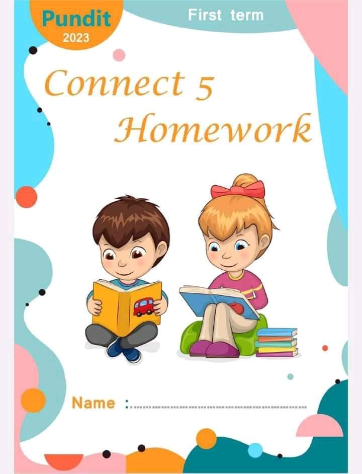 مذكرة الواجب connect 5 للصف الخامس الابتدائي الترم الاول