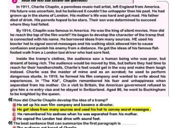 تحميل امتحان اللغة الانجليزية تالته ثانوي العام الماضي 2022 بالاجابات