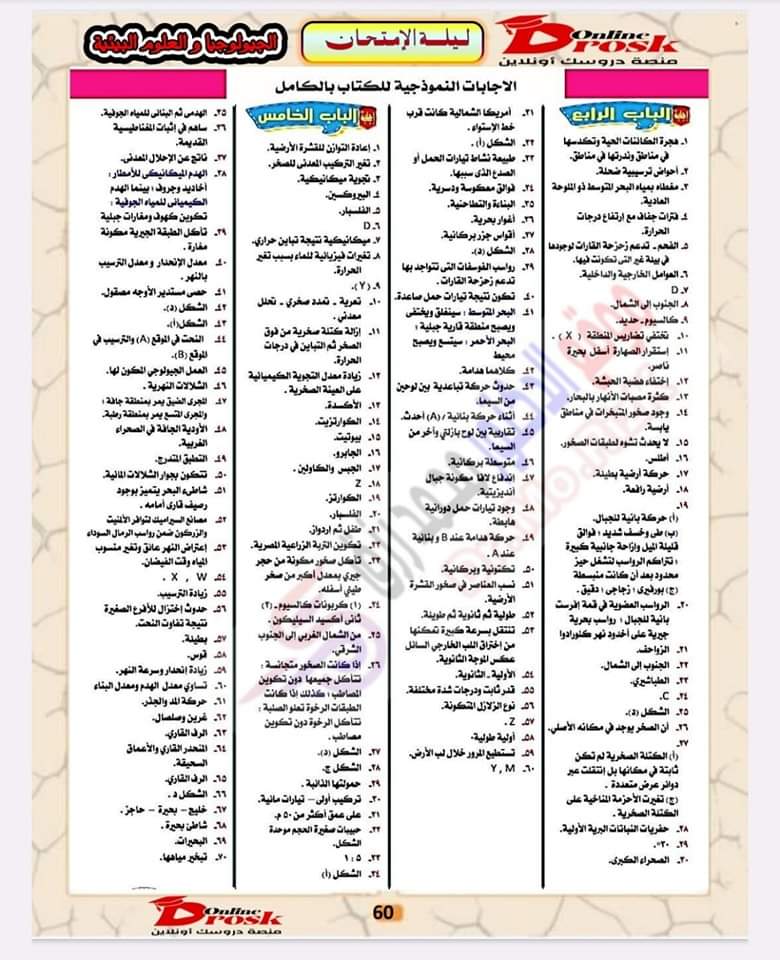 حل اسئلة كتاب المدرسة مادة الجيولوجيا للثانوية العامة - منصة كتاتيب مصر - حل اسئلة كتاب المدرسة مادة الجيولوجيا للثانوية العامة حل اسئلة كتاب المدرسة مادة الجيولوجيا للثانوية العامة