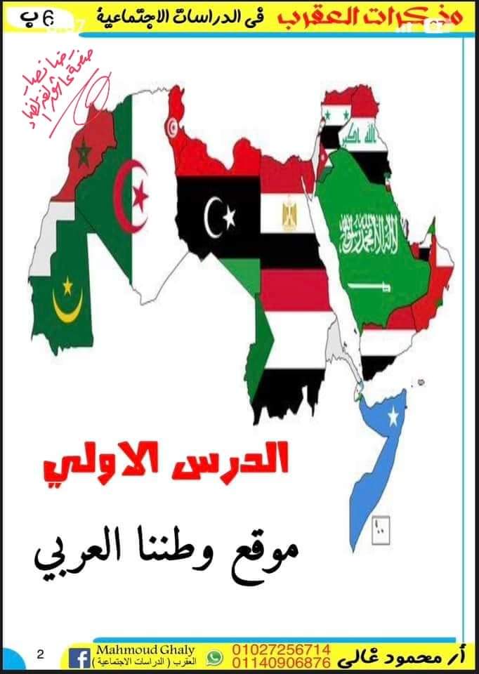 ملزمة العقرب في الدراسات للصف السادس نظام جديد 2024