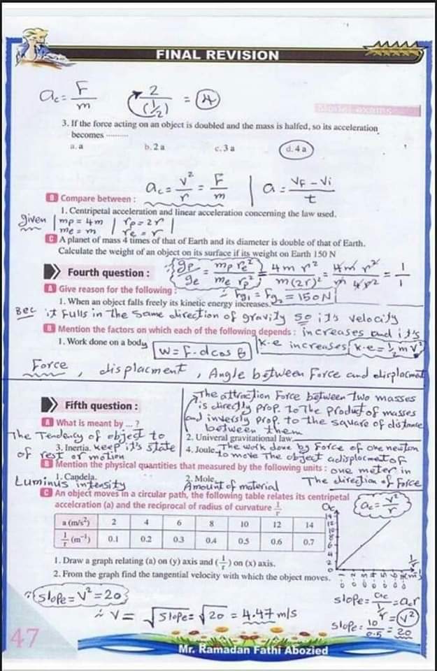ملزمة مراجعة نهائية فيزياء لغات اولى ثانوي الترم الاول - منصة كتاتيب مصر - ملزمة مراجعة نهائية فيزياء لغات اولى ثانوي الترم الاول ملزمة مراجعة نهائية فيزياء لغات اولى ثانوي الترم الاول