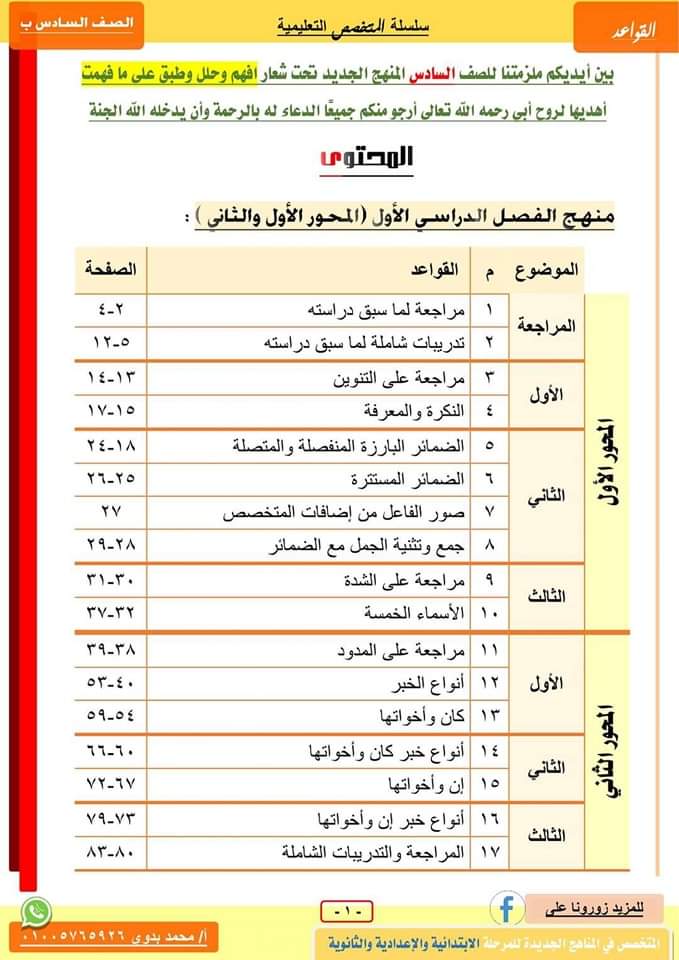 ملزمة المتخصص نحو الصف السادس الابتدائي المنهج الجديد 2024 - منصة كتاتيب مصر - ملزمة المتخصص نحو الصف السادس الابتدائي المنهج الجديد 2024 ملزمة المتخصص نحو الصف السادس الابتدائي المنهج الجديد 2024