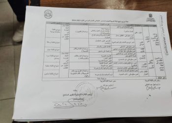 خطة توزيع منهج اللغة العربية للصف السادس الابتدائي نظام جديد 2024