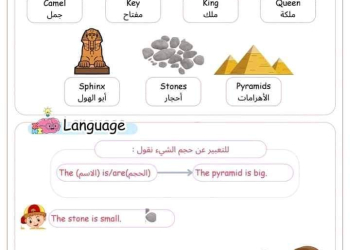 اقوى ملزمة شرح وتدريبات انجليزي للصف الاول الابتدائي الترم الاول