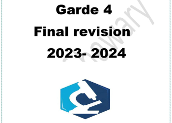 ملزمة مراجعة ليلة الامتحان ساينس science الصف الرابع الابتدائي لغات الترم الاول