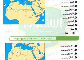 ملزمة مراجعة ليلة الامتحان دراسات اجتماعية الصف السادس الابتدائي الترم الاول