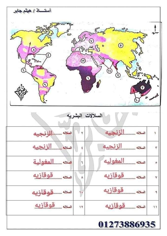 الخرائط المتوقعة في مادة الدراسات للشهادة الاعدادية الترم الاول 2024 الخرائط المتوقعة في مادة الدراسات للشهادة الاعدادية الترم الاول 2024