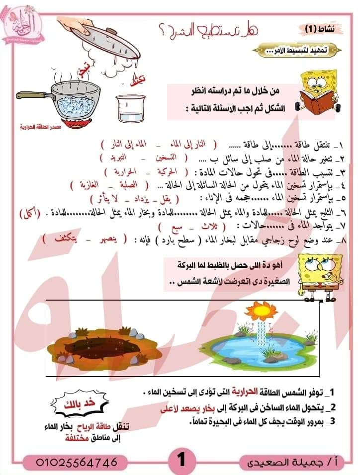 مراجعة مقرر فبراير في العلوم الصف السادس الابتدائي مس جميلة الصعيدي مراجعة مقرر فبراير في العلوم الصف السادس الابتدائي مس جميلة الصعيدي - تحميل مراجعات العلوم