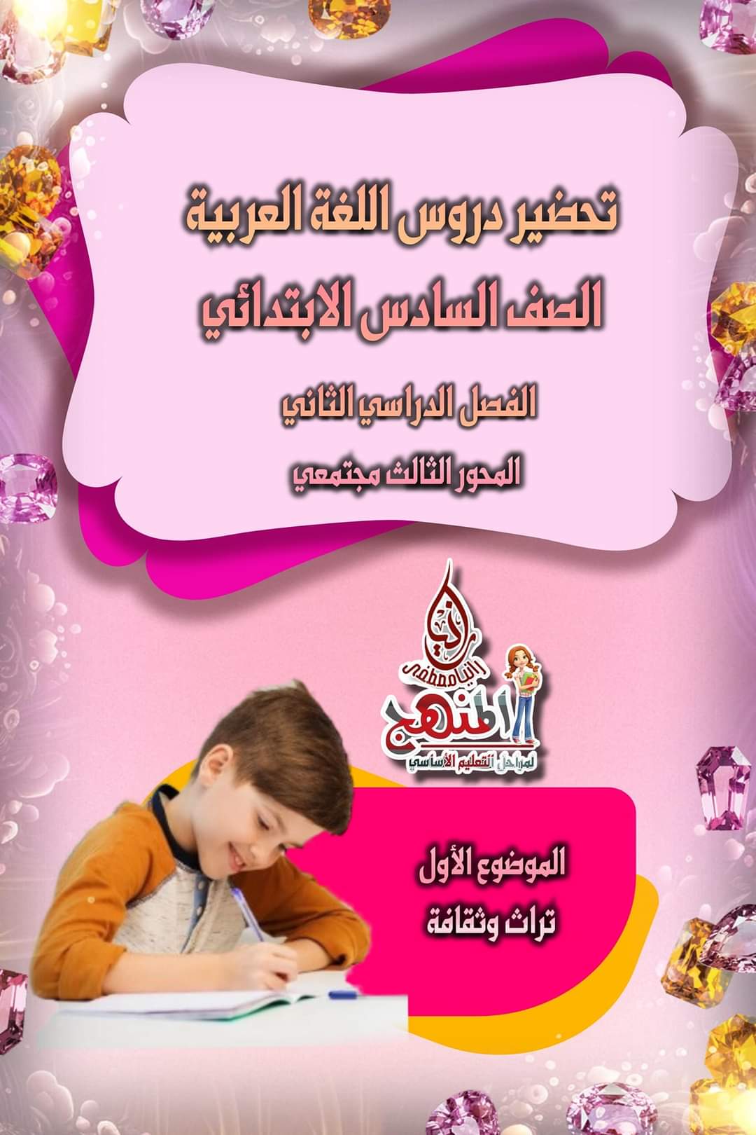 تحضير دروس اللغة العربية الصف السادس الابتدائي الترم الثاني 2024 تحضير دروس اللغة العربية الصف السادس الابتدائي الترم الثاني 2024