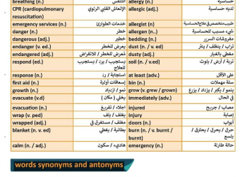ملزمة مراجعة نهائية ليلة الامتحان لغة إنجليزية الصف الأول الثانوي الترم الثاني