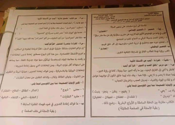 إجابة امتحان اللغة العربية للشهادة الاعدادية الفصل الدراسي الثاني ٢٠٢٤ محافظة القاهرة