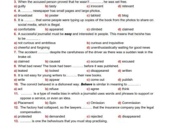 تجميع مذكرات المراجعة النهائية في اللغة الإنجليزية للثانوية العامة 2024