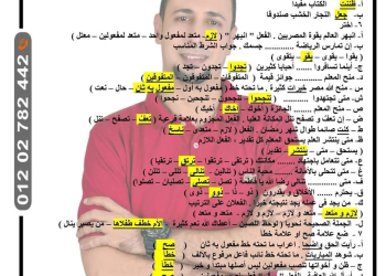 توقعات امتحان اللغة العربية الصف الأول الاعدادي الترم الثاني كل المحافظات لمستر عبد الحميد عيسى