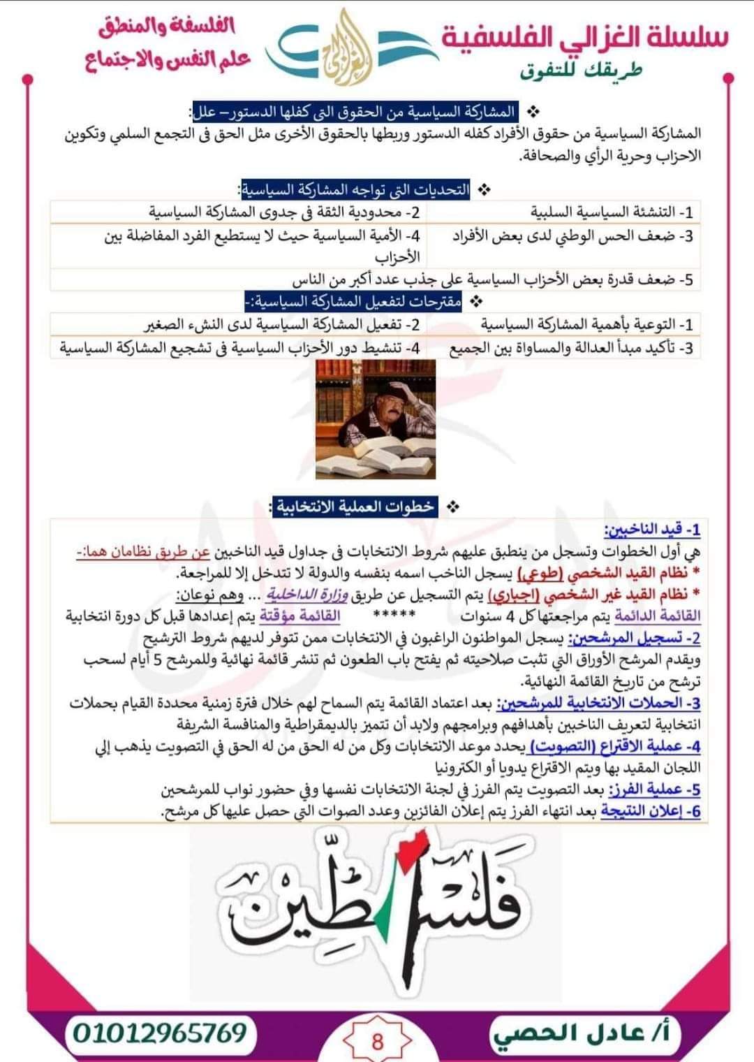 المراجعة النهائية والتوقعات في التربية الوطنية للثانوية العامة 2024 المراجعة النهائية والتوقعات في التربية الوطنية للثانوية العامة 2024