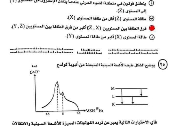 الإجابة النموذجية لامتحان الفيزياء للثانوية العامة 2024