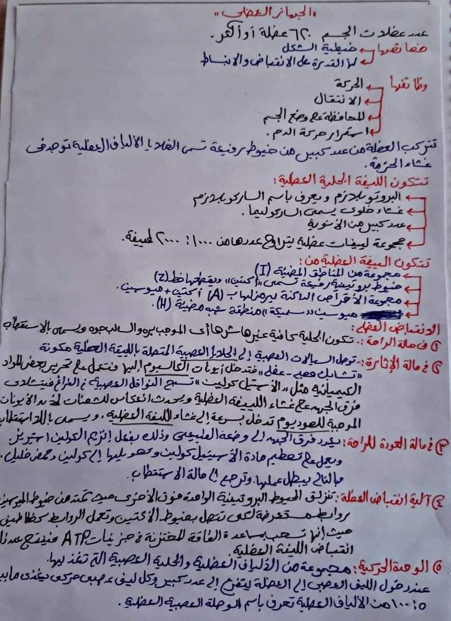 25 سؤال متوقع في امتحان الأحياء للثانوية العامة 2024 25 سؤال متوقع في امتحان الأحياء للثانوية العامة 2024