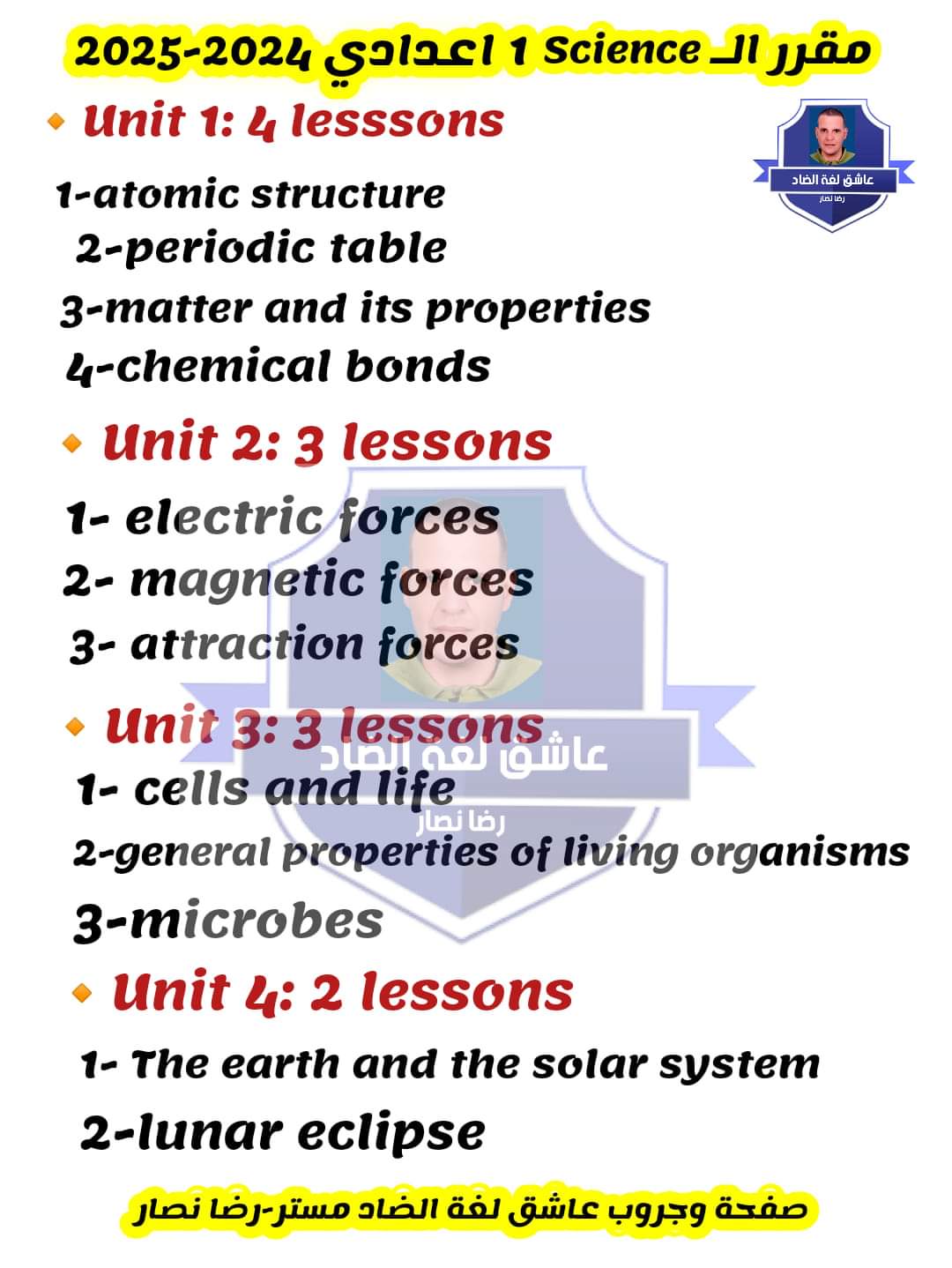 شرح الدرس الاول science ساينس الصف الاول الاعدادي الترم الاول 2025 شرح الدرس الاول science ساينس الصف الاول الاعدادي الترم الاول 2025