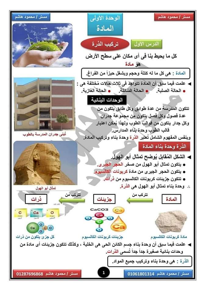 ملزمة الاوائل في العلوم للصف الأول الاعدادي الترم الاول 2025 ملزمة الاوائل في العلوم للصف الأول الاعدادي الترم الاول 2025 - تحميل مذكرات الاوائل