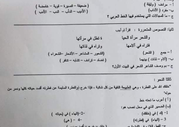 تجميع امتحانات شهر نوفمبر 2024 لمواد الصف الاول الاعدادي نظام جديد كل المحافظات