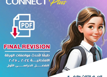 مراجعة المعاصر النهائية connect plus للصفوف الثالث والرابع والخامس والسادس الابتدائي الترم الاول 2025