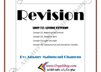 ملزمة المراجعة النهائية فى الساينس للصف الرابع الابتدائي لغات الفصل الدراسي الأول 2025