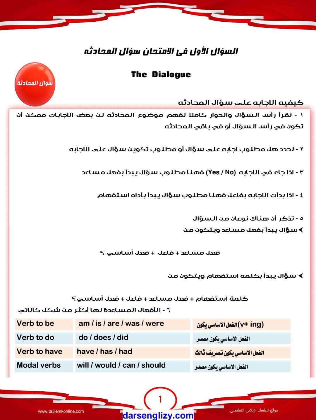 المراجعة النهائية فى اللغة الإنجليزية للصف الثالث الإعدادي الفصل الدراسي الأول ٢٠٢٥
