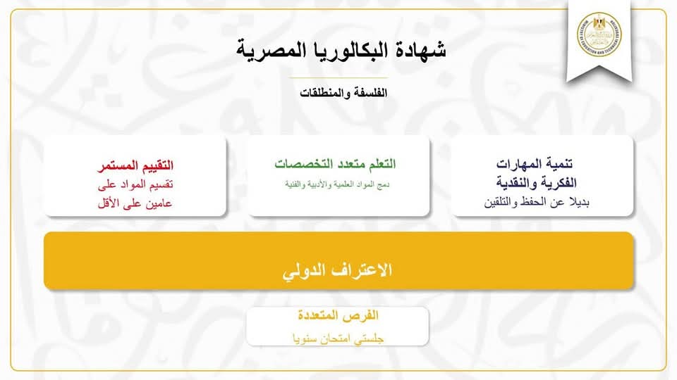 تفاصيل وشرح نظام البكالوريا المصرية نظام المسارات الجديد للثانوية العامة 2026
