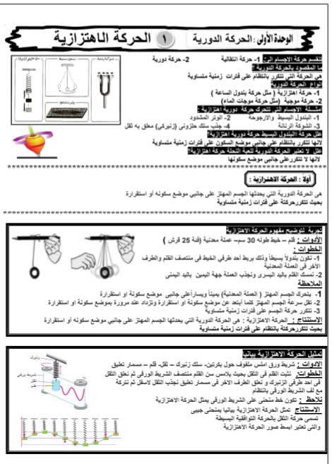 اقوى ملزمة شرح وتدريبات العلوم الصف الثاني الاعدادي الترم الثاني