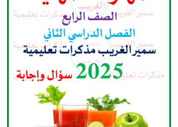 ملزمة مراجعة وتوقعات اسئلة امتحان المهارات المهنية الصف الرابع الابتدائي الترم الثاني بالاجابات - تحميل توقعات رابعة ابتدائي