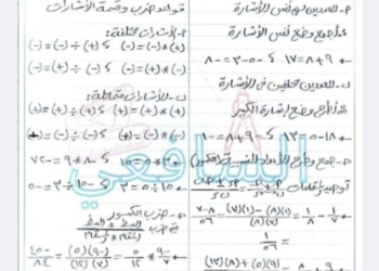 اهم مذكرة تأسيس رياضيات للمرحلة الثانوية من الصفر PDF