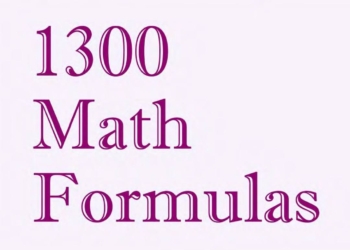تحميل كتاب 1300 قانون رياضي نسخة كاملة PDF