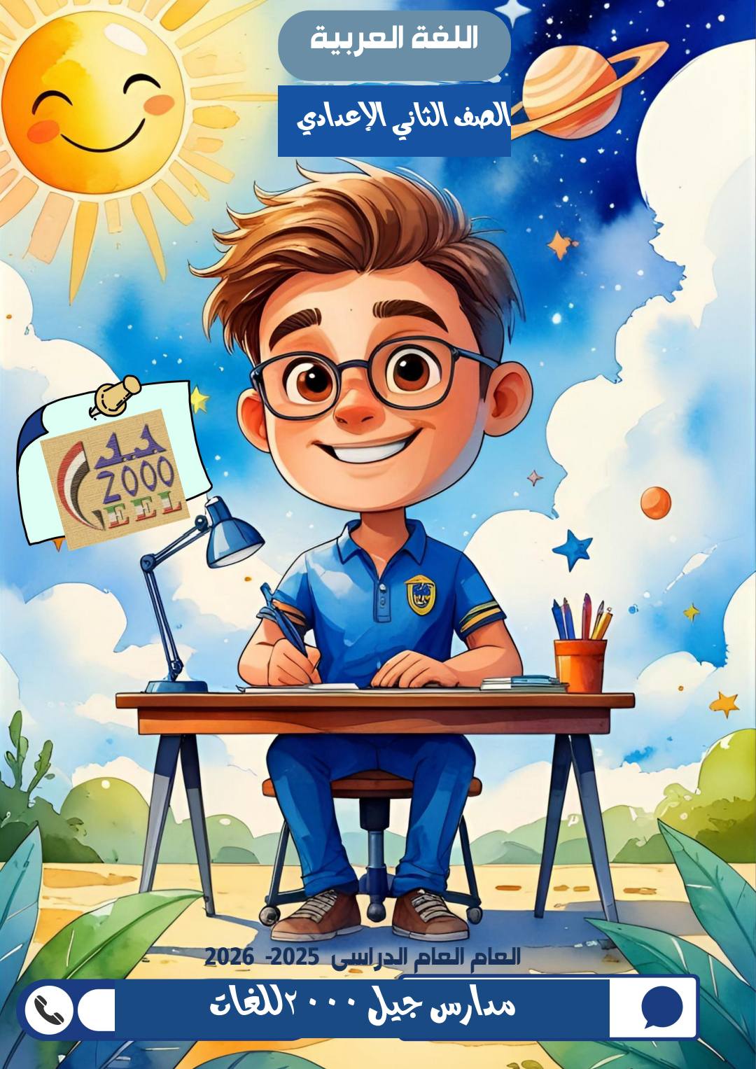 افضل ملزمة مراجعة لغة عربية للصف الثاني الاعدادي الترم الاول افضل ملزمة مراجعة لغة عربية للصف الثاني الاعدادي الترم الاول